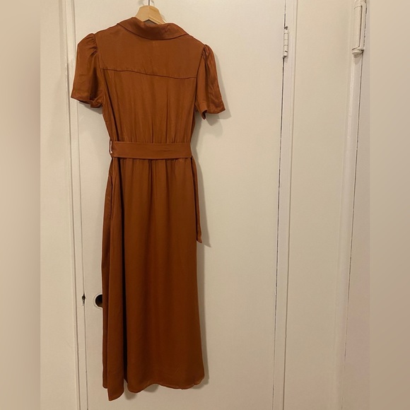 WeWoreWhat Satin Midi Dress, Size XS 50s Style - Picture 4 of 5